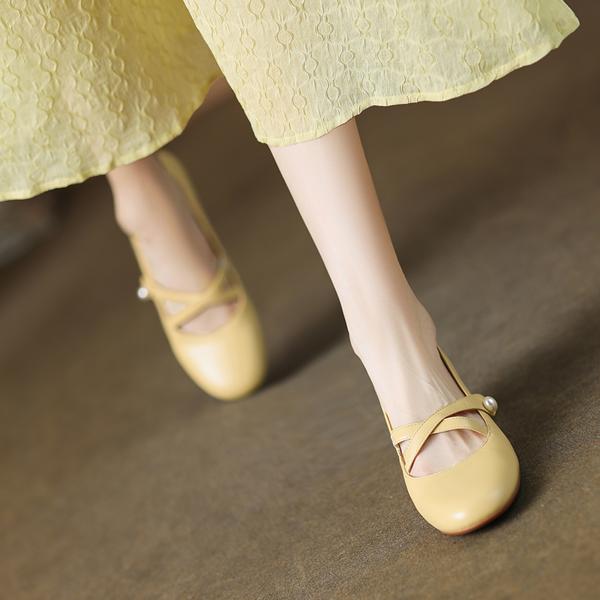 Luxury Handmade Leather Women's Shoes: Elegance in Every Stitch(Edamaijia81317F)