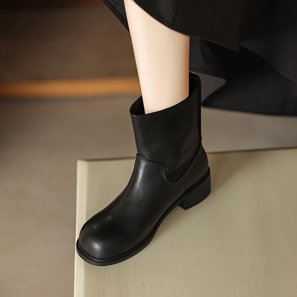 Handcrafted Leather Women's Shoes: Luxurious Elegance Redefined(Edamaijia8803F)