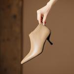 Handcrafted Luxurious Leather Women's Shoes for Elegant Style(Edamaijia8059F)