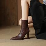 Handcrafted Leather Women's Shoes: Luxury, Elegance & Quality.(Edamaijia8801F)