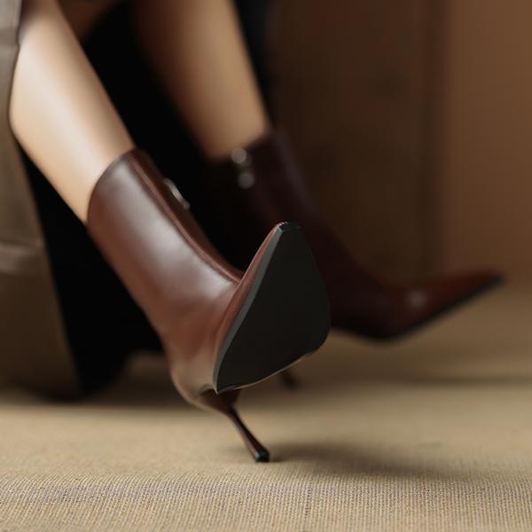 Handcrafted Leather Women's Shoes: Luxurious Elegance in Every Stitch(Edamaijia81332F)