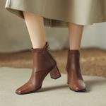 Luxury Handmade Leather Women's Shoes: Elegance Redefined(Edamaijia9272F)