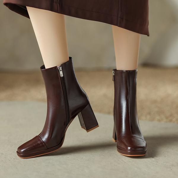 Exquisite Handcrafted Leather Women's Shoes for Elegance(Edamaijia81509F)