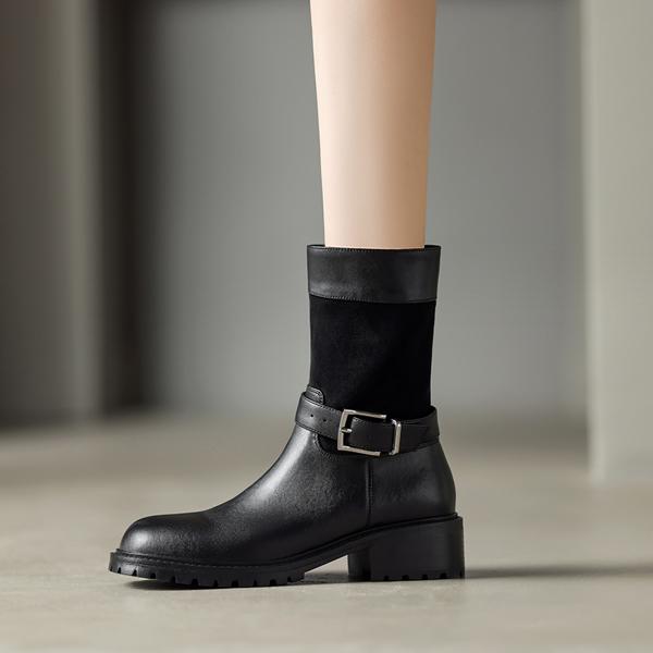 Luxurious Handmade Leather Women's Shoes: Craftsmanship & Elegance(Edamaijia81369F)