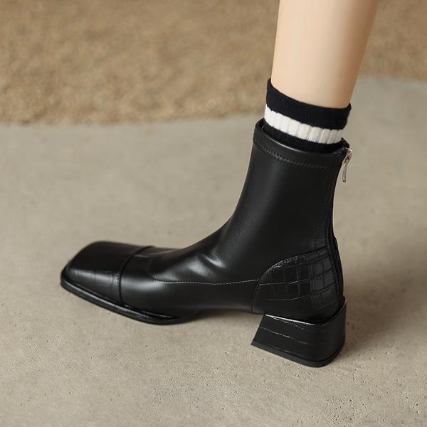 Exquisite Handcrafted Genuine Leather Women's Shoes: Elevate Your Elegance(Edamaijia81375F)