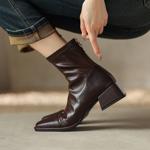 Exquisite Handcrafted Genuine Leather Women's Shoes: Elevate Your Elegance(Edamaijia81375F)