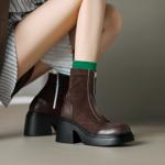 Handcrafted Leather Women's Shoes: Elegance Redefined(Edamaijia81552F)