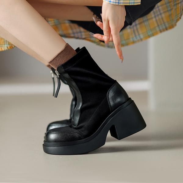 Handcrafted Leather Women's Shoes: Elegance Redefined(Edamaijia81552F)