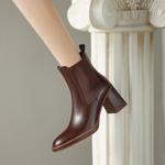 Handcrafted Genuine Leather Women's Shoes: Exquisite Quality and Timeless Elegance(Edamaijia81551F)
