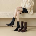 Elegant Handcrafted Genuine Leather Women’s Shoes with Luxurious Quality(Edamaijia8581F)