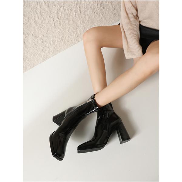 Elegant Handcrafted Genuine Leather Women's Shoes - Luxury Quality(Edamaijia81507F)