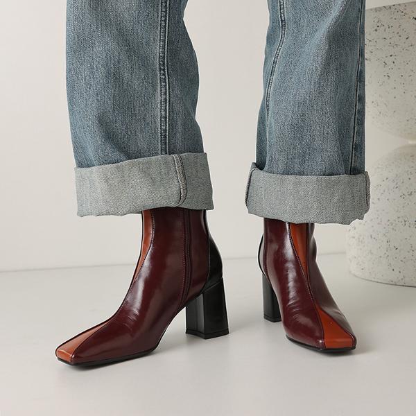 Elegant Handmade Leather Women's Shoes - Luxurious Craftsmanship(Edamaijia81528F)