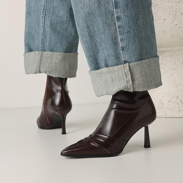 Handcrafted Leather Women's Shoes: Luxury, Elegance, Quality(Edamaijia81560F)