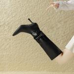 Handcrafted Luxury Leather Women's Shoes - Elegance Refined(Edamaijia8905F)