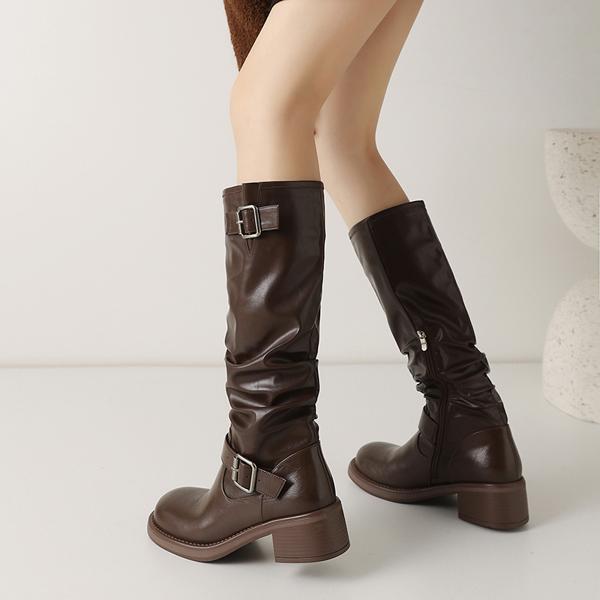 Handcrafted Leather Women's Shoes: A Fusion of Elegance and Luxury Craftsmanship(Edamaijia81615F)