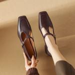 Elegant Handcrafted Leather Women's Shoes of Superior Quality(Edamaijia81660F)
