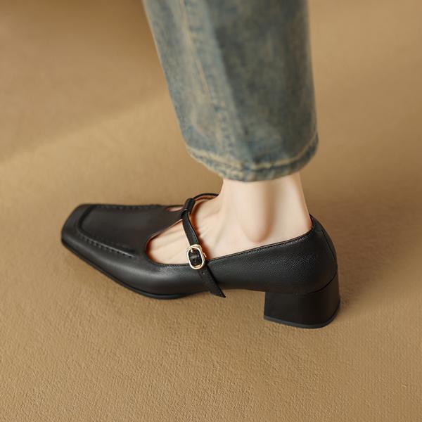 Elegant Handcrafted Leather Women's Shoes of Superior Quality(Edamaijia81660F)