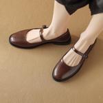 Handcrafted Leather Women's Shoes - Luxurious Quality & Elegance(Edamaijia81639F)