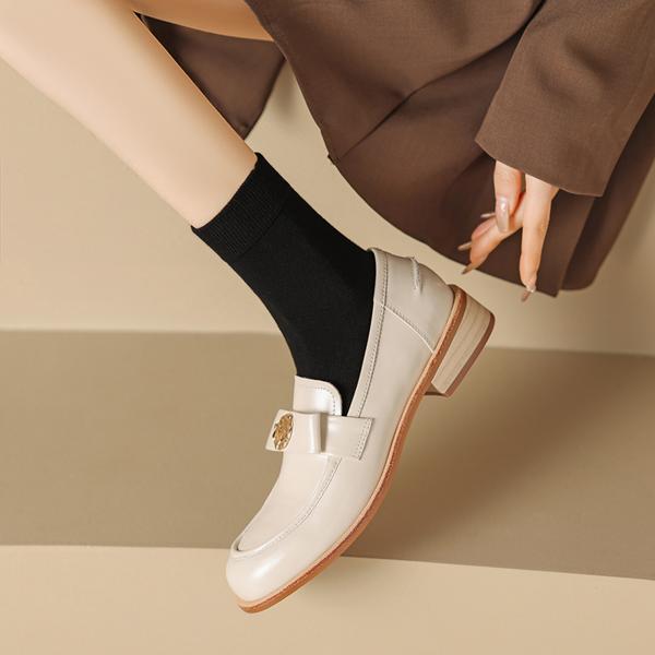 Luxurious Handcrafted Leather Women's Shoes - Elegance in Every Stitch(Edamaijia81653F)