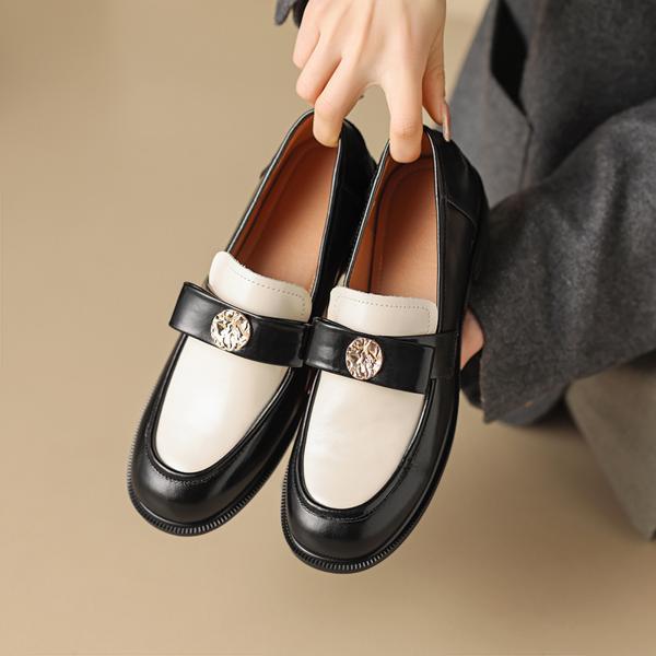 Luxurious Handcrafted Leather Women's Shoes - Elegance in Every Stitch(Edamaijia81653F)