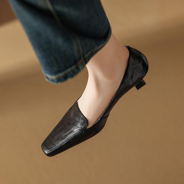 Handcrafted Genuine Leather Women's Shoes: Luxurious Elegance in Every Stitch(Edamaijia9286F)