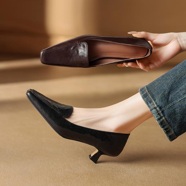 Handcrafted Genuine Leather Women's Shoes: Luxurious Elegance in Every Stitch(Edamaijia9286F)