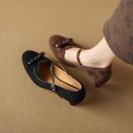 Exquisite Handmade Genuine Leather Women's Shoes: Luxury & Elegance(Edamaijia81721F)