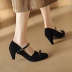 Exquisite Handmade Genuine Leather Women's Shoes: Luxury & Elegance(Edamaijia81721F)