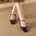 Exquisite Handmade Leather Women’s Shoes for High-End Elegance(Edamaijia9291F)