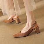 Artisan Leather Women's Shoes: Elegant Luxury Craftsmanship(Edamaijia81780F)