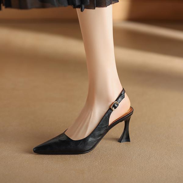 Exquisite Handmade Leather Women's Shoes: Luxurious Craftsmanship & Timeless Elegance(Edamaijia81791F)