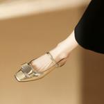 Elegantly Crafted Luxury Leather Handcrafted Women's Shoes(Edamaijia81776W)