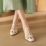 Handcrafted Luxury Leather Women’s Shoes for Timeless Elegance(Edamaijia81839F)