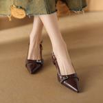 Handcrafted Genuine Leather Women's Shoes: Luxe Elegance & Artisanal Quality(Edamaijia81855F)