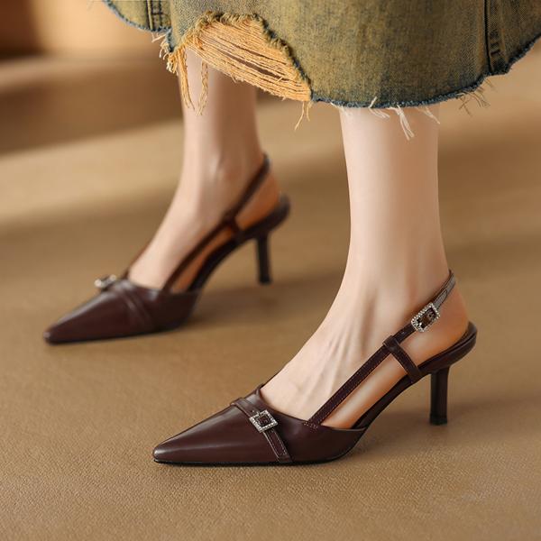 Handcrafted Genuine Leather Women's Shoes: Luxe Elegance & Artisanal Quality(Edamaijia81855F)