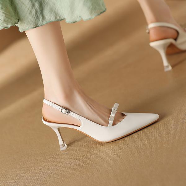 Handcrafted Leather Women's Shoes: Luxurious Elegance Redefined(Edamaijia81857F)