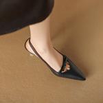 Handcrafted Leather Women's Shoes: Luxurious Elegance Redefined(Edamaijia81857F)