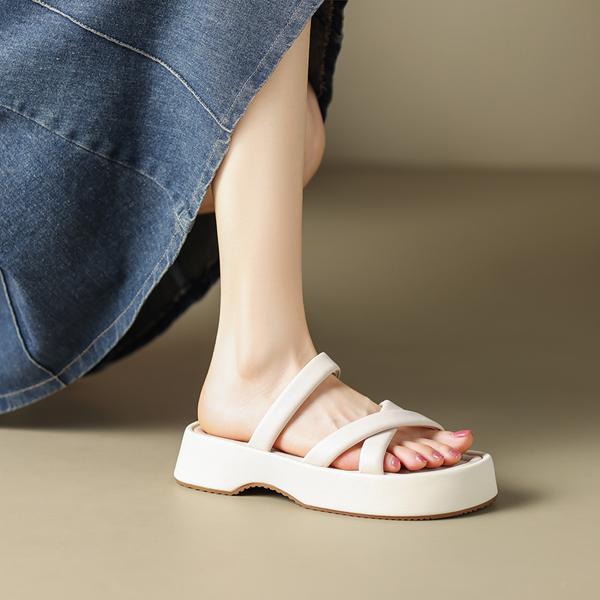 Handcrafted Luxurious Genuine Leather Women's Shoes with Exquisite Craftsmanship(Edamaijia81807F)