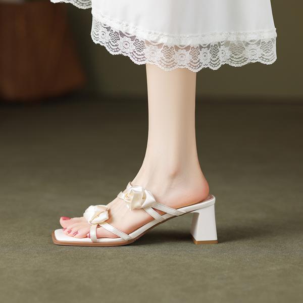 Handcrafted Luxury Leather Women's Shoes - Timeless Elegance(Edamaijia81808F)