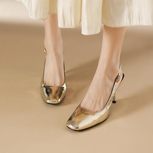 Elegantly Crafted Genuine Leather Handmade Women’s Shoes(Edamaijia81893F)