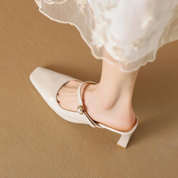 Exquisite Handcrafted Leather Women's Shoes for Timeless Elegance(Edamaijia9306F)