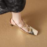 Handcrafted Genuine Leather Women's Elegance in Every Step(Edamaijia9305F)