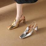 Handcrafted Genuine Leather Women's Elegance in Every Step(Edamaijia9305F)