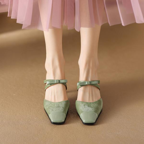 Exquisite Handcrafted Leather Women's Shoes: Luxurious Elegance & Quality Craftsmanship(Edamaijia81910F)