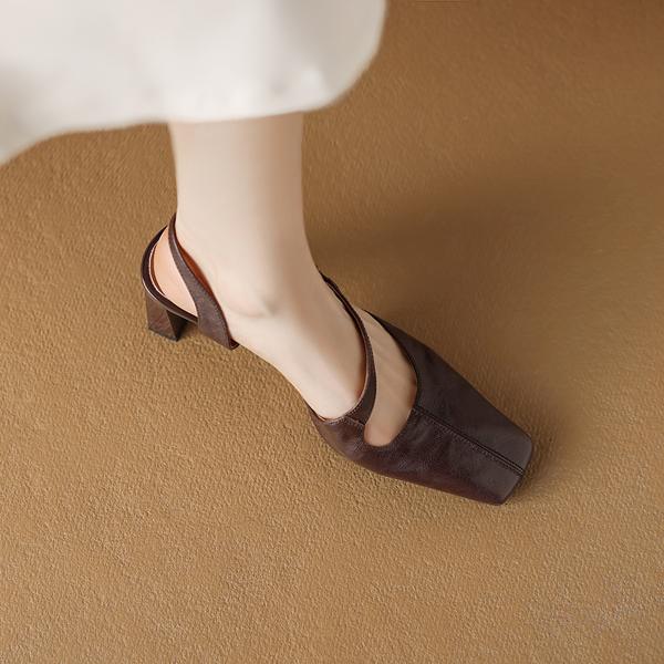 Handcrafted Luxurious Leather Women's Shoes - Elegance in Every Stitch(Edamaijia9310F)