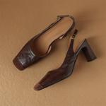 Luxurious Handcrafted Leather Women’s Shoes with Elegance(Edamaijia9312F)