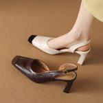 Luxurious Handcrafted Leather Women’s Shoes with Elegance(Edamaijia9312F)