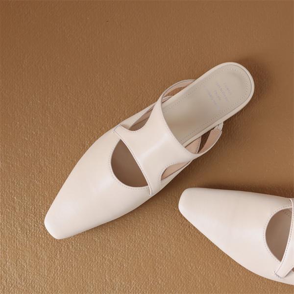 Luxurious Handmade Leather Women's Shoes: Craftsmanship Meets Elegance(Edamaijia81922F)