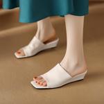 Exquisite Handmade Leather Women's Shoes: A Fusion of Luxury and Craftsmanship(Edamaijia81933F)