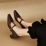 Exquisite Handcrafted Leather Women's Shoes: Elegant, Luxurious, and High-Quality.(Edamaijia81696F)